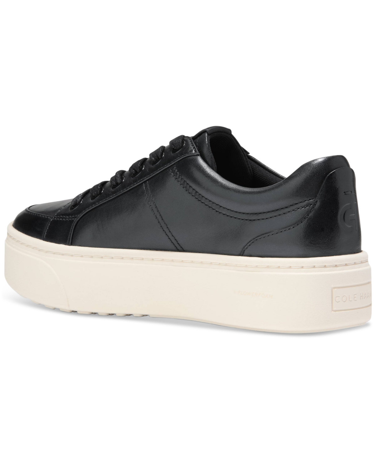 Cole Haan Grandpro Max Platform Sneaker In Black,ivory