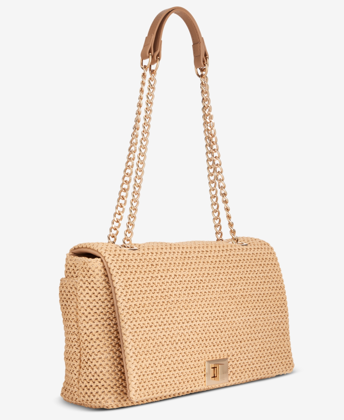 INC INTERNATIONAL CONCEPTS AJAE FLAP STRAW CROSSBODY, EXCLUSIVELY AT MACY'S 