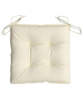 Chair Cushions 2 pcs Cream White 19.7"x19.7"x2.8" Oxford Fabric