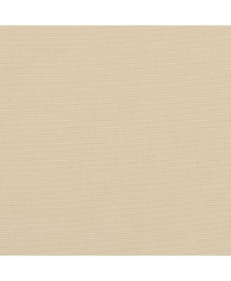 Highback Chair Cushions 6 pcs Beige Oxford Fabric