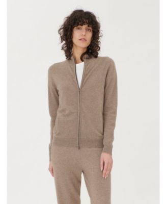 Women's Full-Zip Cashmere Cardigan