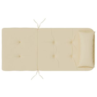Adirondack Chair Cushions 2 pcs Beige Oxford Fabric