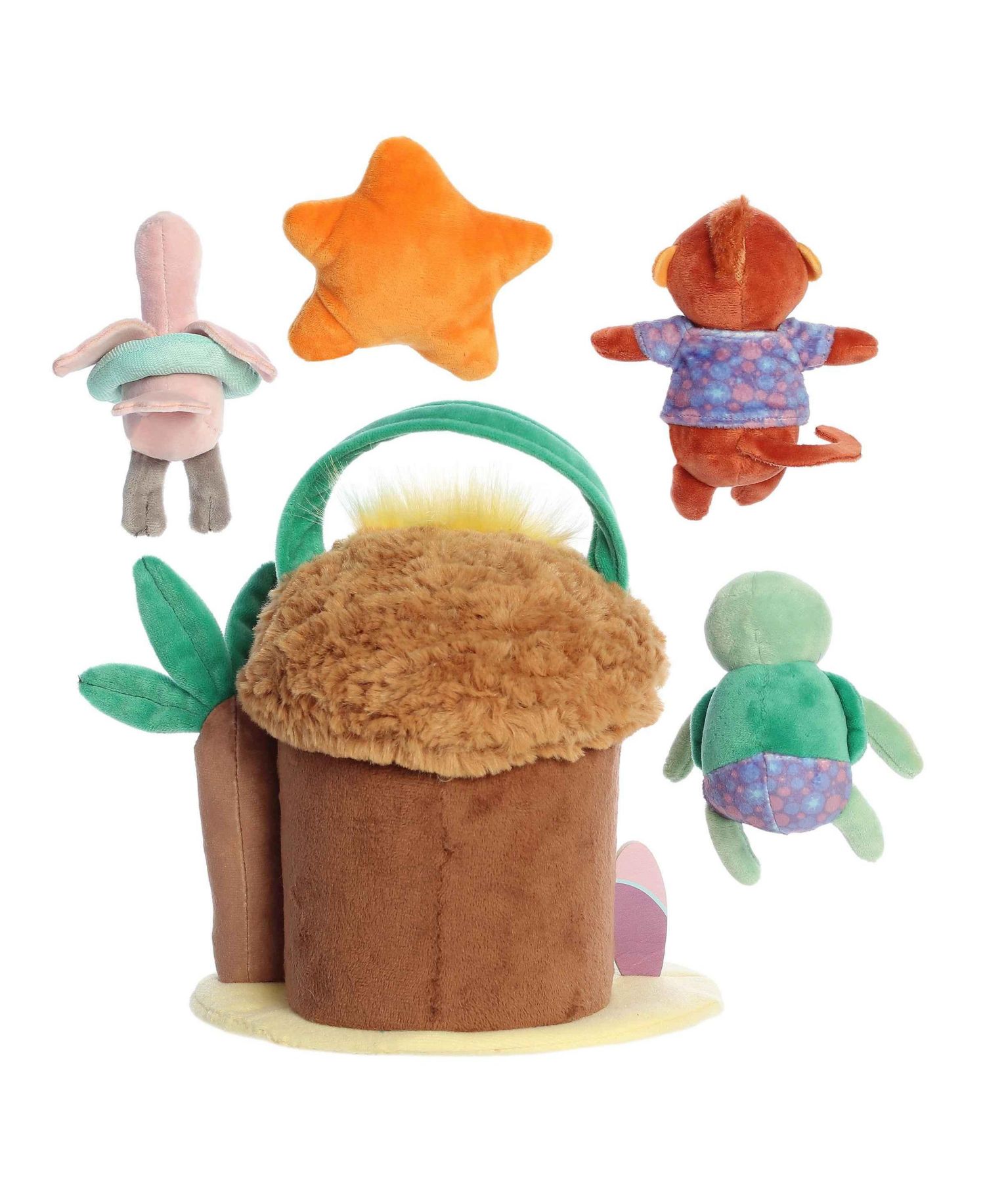 My Lil' Island Interactive Plush Island-Themed Baby Toy, 5-Piece Set
