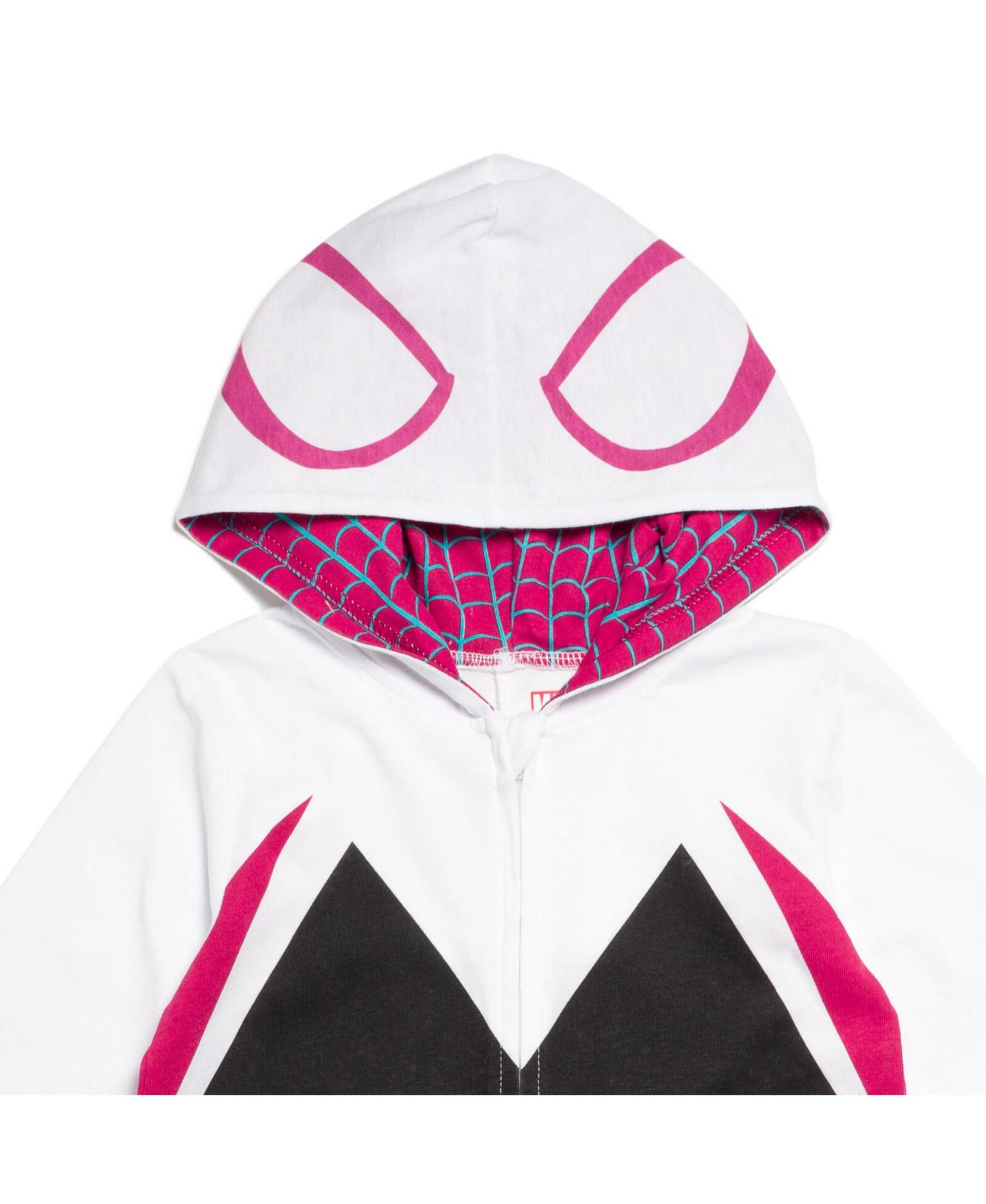 Baby Girls (0M-24M) Spider-Gwen Zip Up Cosplay Coverall