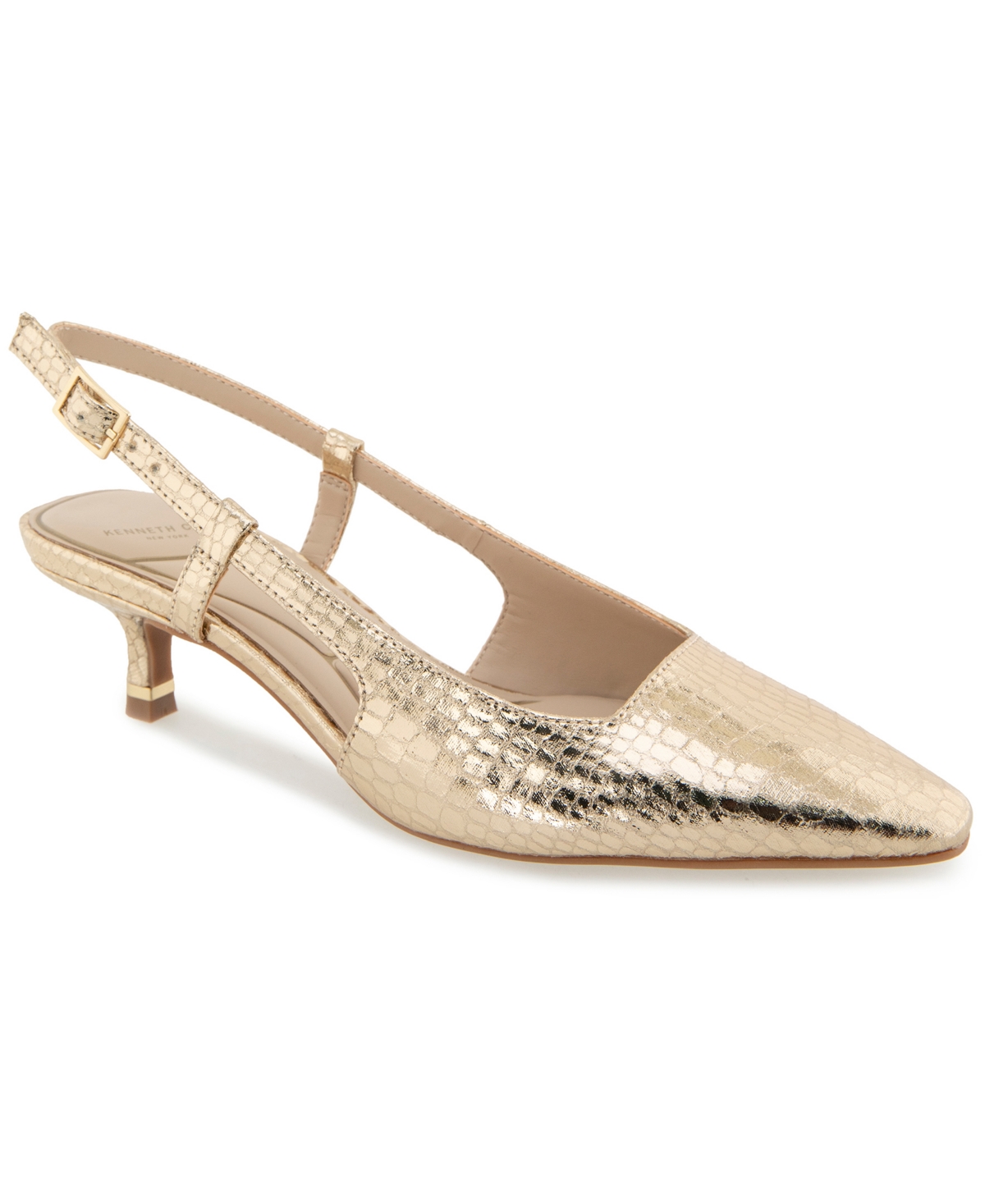 Women's Martha Slingback Pumps - Soft Gold