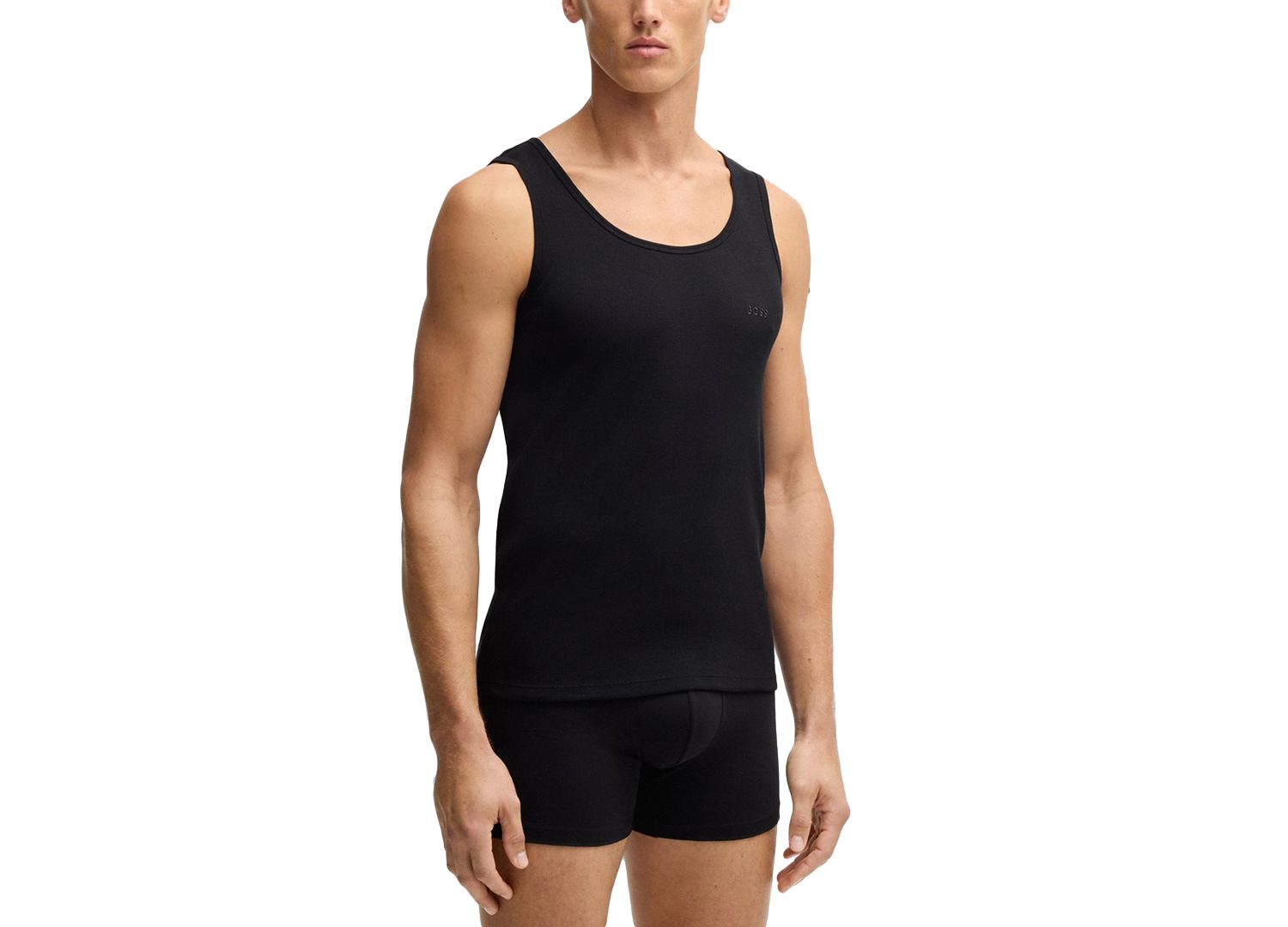 Men's 3-Pack Cotton Ribbed Classic Tank Tops