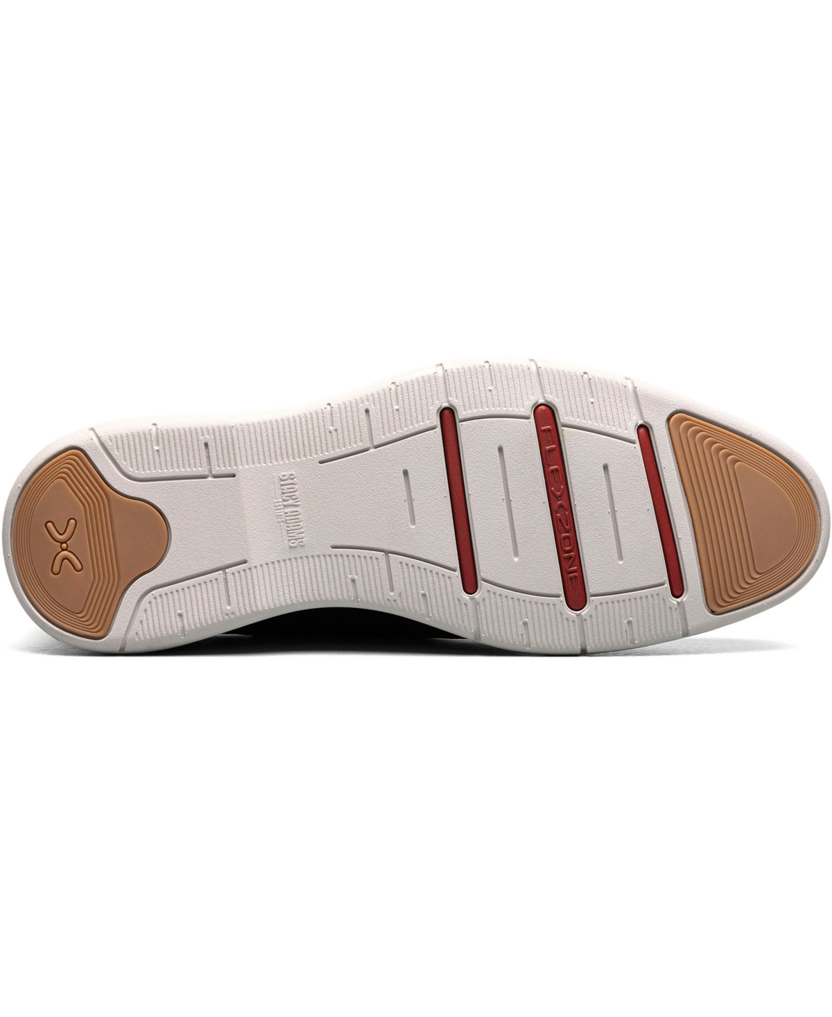 Stacy Adams Men's Everidge Plain Toe Elastic Lace Shoe In Cream Multi
