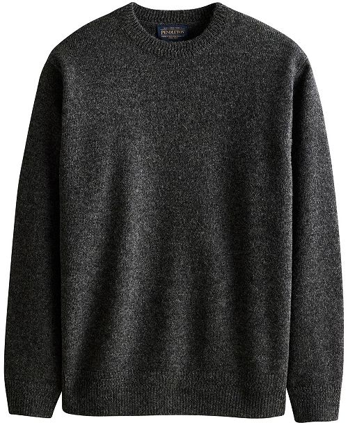 alfani Pendleton Men's Wool Crew Sweater Men's Fashion & Accessories