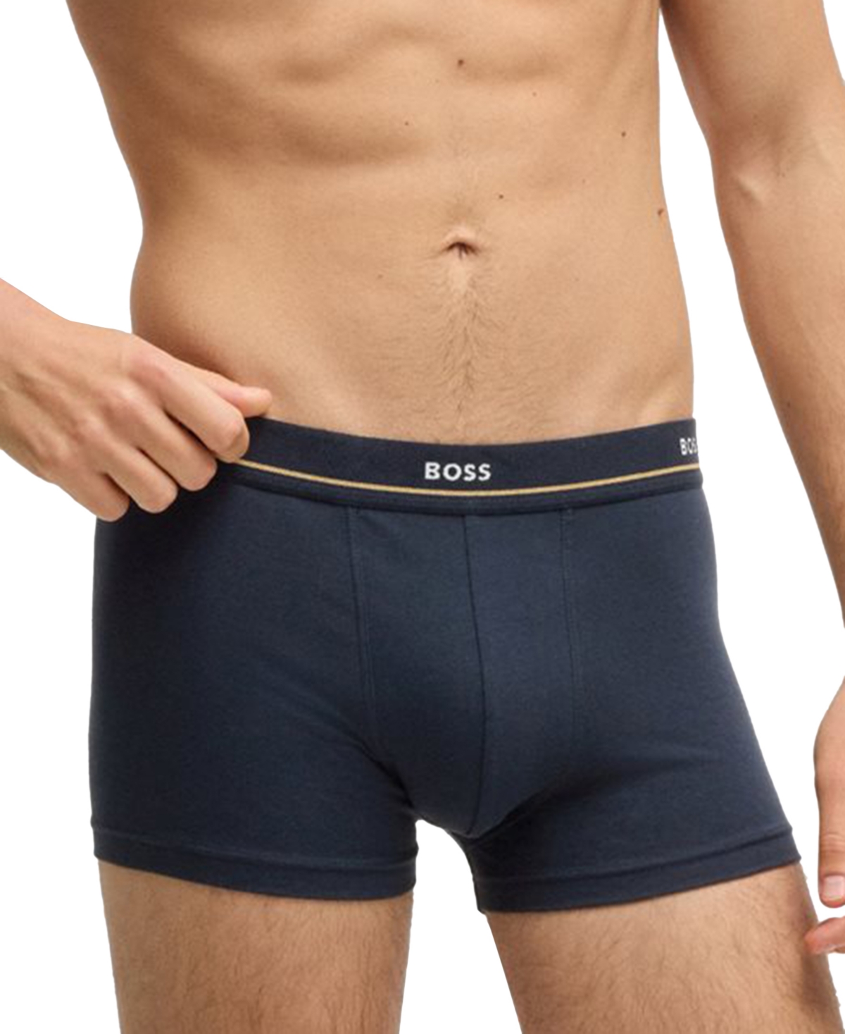 HUGO BOSS BOSS BY HUGO BOSS MEN'S 5-PACK ESSENTIAL LOGO TRUNKS