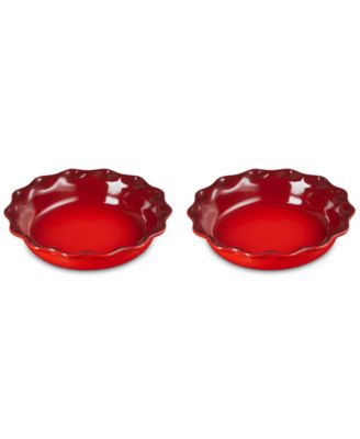 Stoneware Heritage Fluted 9" Pie Dish, Set of 2