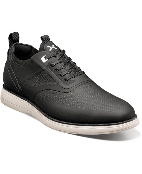 Обувь Stacy Adams Men's Everidge Plain Toe Elastic Lace Shoe, цвет: Чёрный