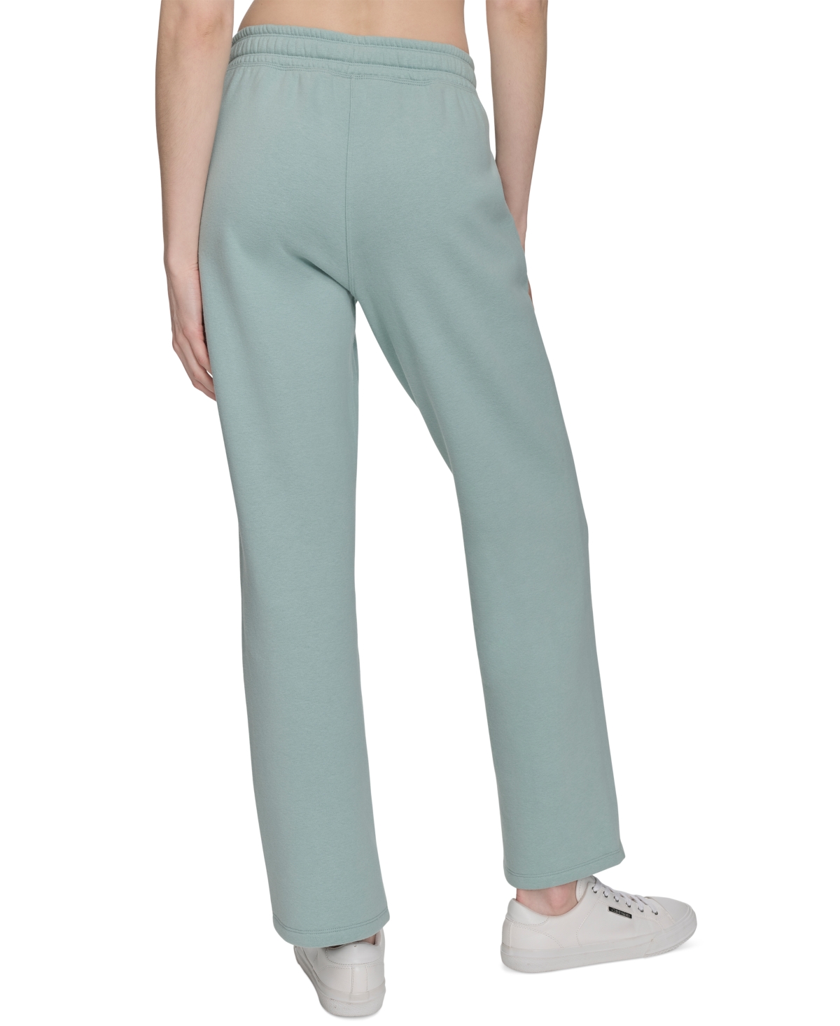 Calvin Klein Women's Fleece High-waist Relaxed Jogger Sweatpants In Blue Surf