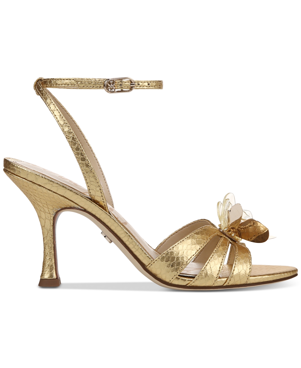 Sam Edelman Joanna Ankle Strap Sandal In Gold