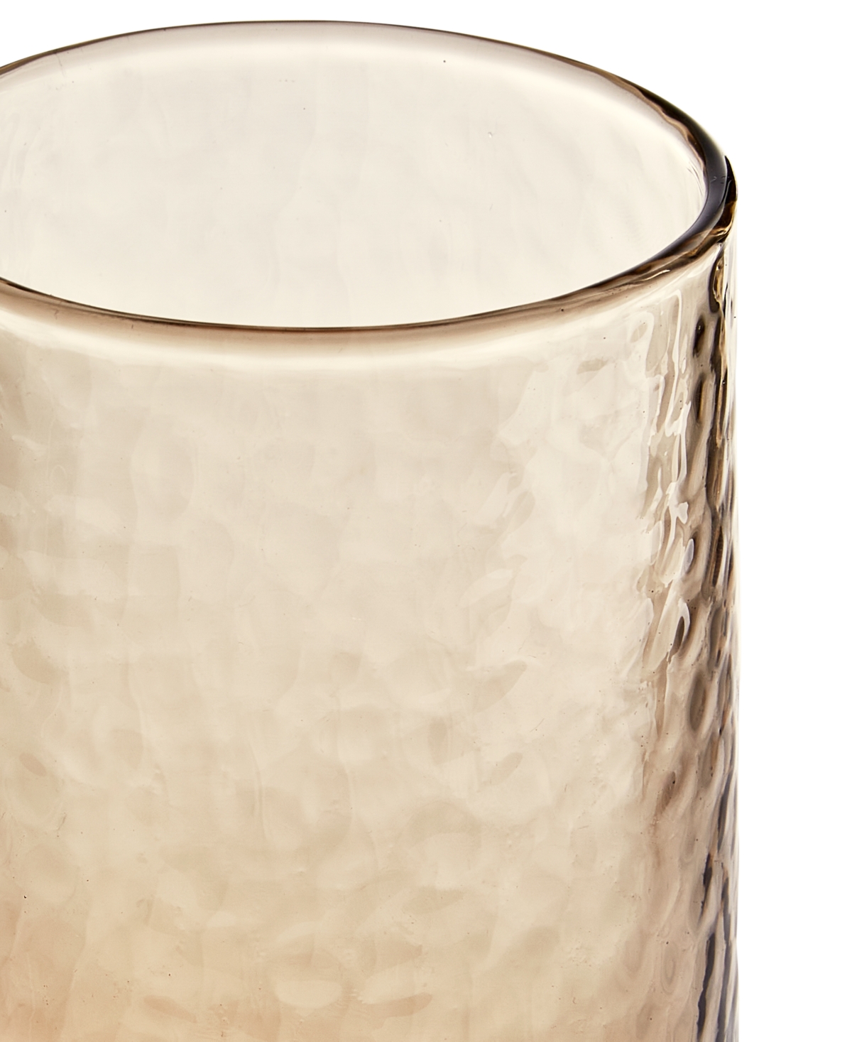 Oake Textured Highball Glasses, Set Of 4, Exclusively At Macy's In Amber