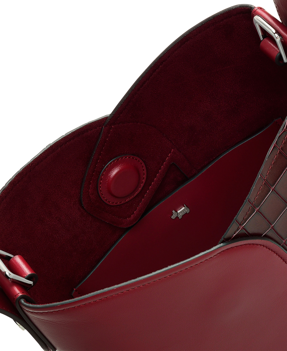 Radley London Cordelia Open Top Shoulder Bag In Cranberry