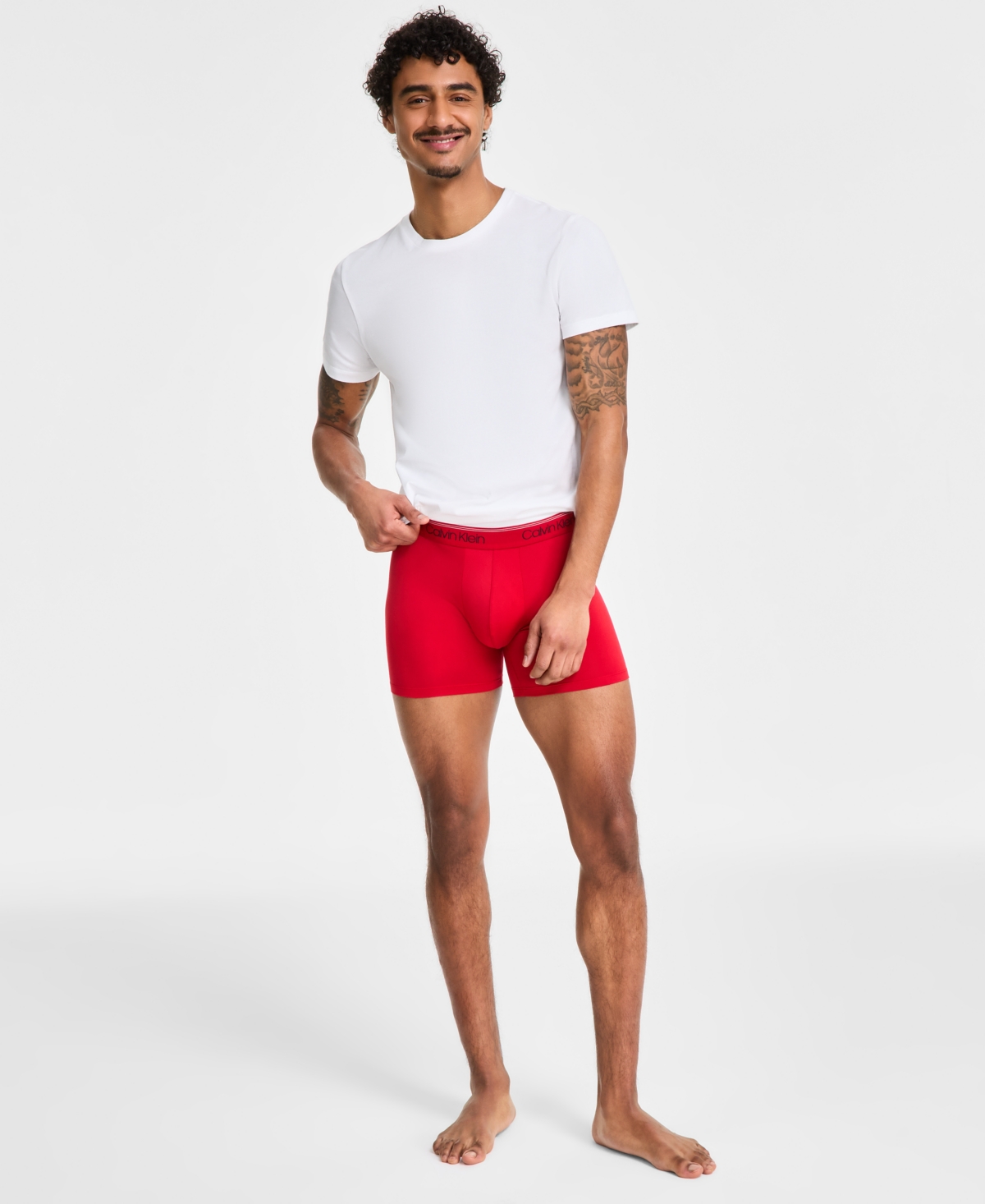 Calvin Klein Men's 3+1 Value Pack Micro Stretch Boxer Briefs
