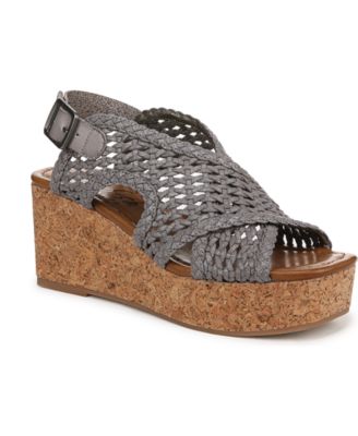 Blowfish Malibu - Women's Andrea Square Peep Toe Slingback Wedge Sandals