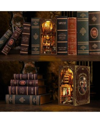 DIY Book Nook Kit DIY Miniature House Kit Dollhouse Booknook Tiny House Decor 3D Wooden Puzzle, Bookshelf Decor, Gifts (The Royal Seamstress