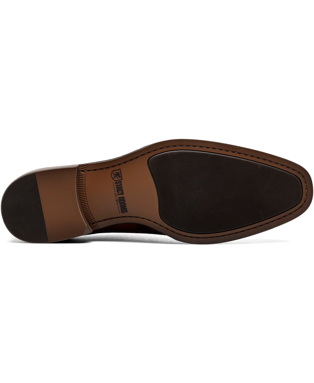 Stacy Adams Men's Keeler Moc Toe Tassel Slip On Loafer In Cognac