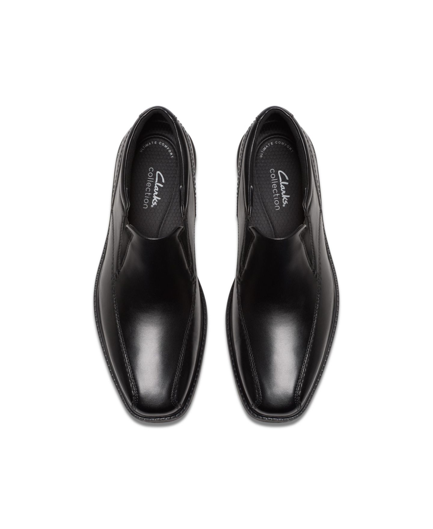Мужские туфли Clarks Collection Dresslite Step, цвет: Чёрный кожаный — фото 7