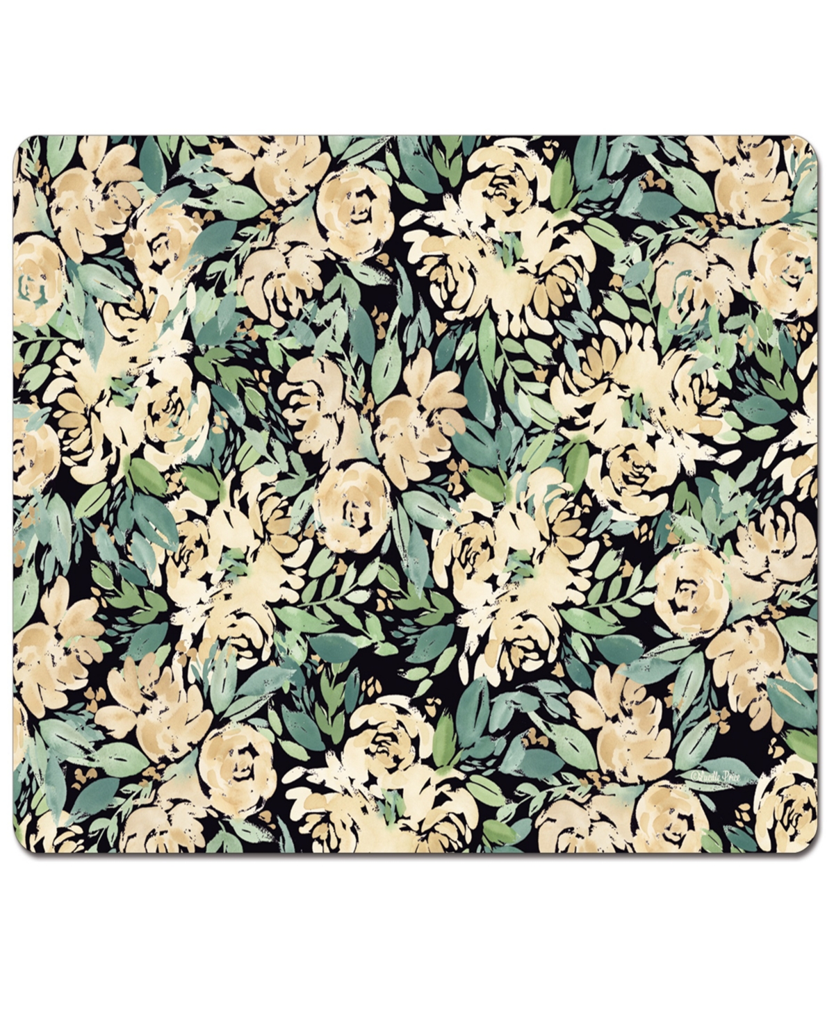 Counterart Little Love Hardboard Cork Placemats 15"x 11", Set Of 4 In Multi