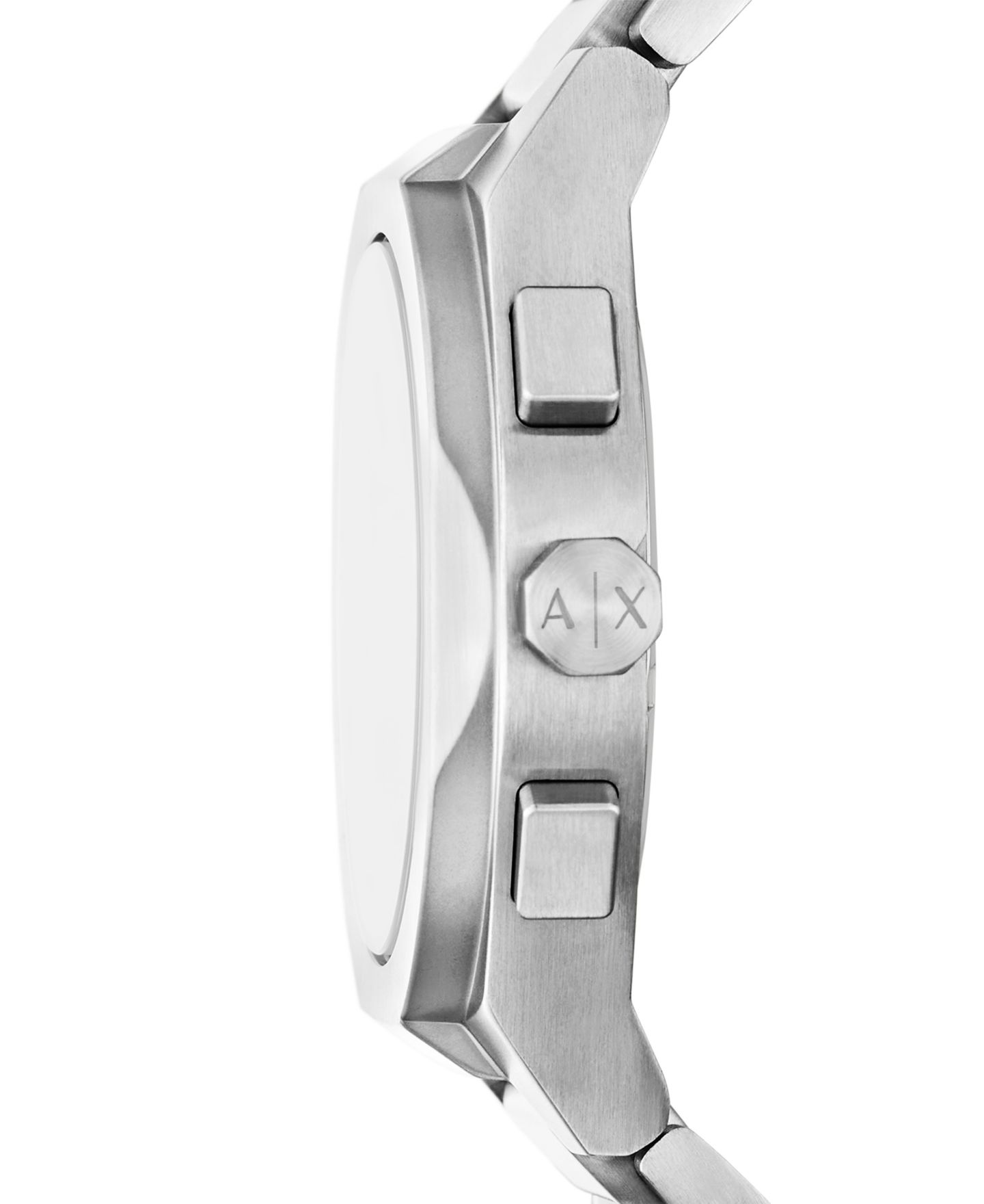 Мужские кварцевые часы-хронограф A|X Armani Exchange из стали серебристого цвета, 42 мм — фото 2
