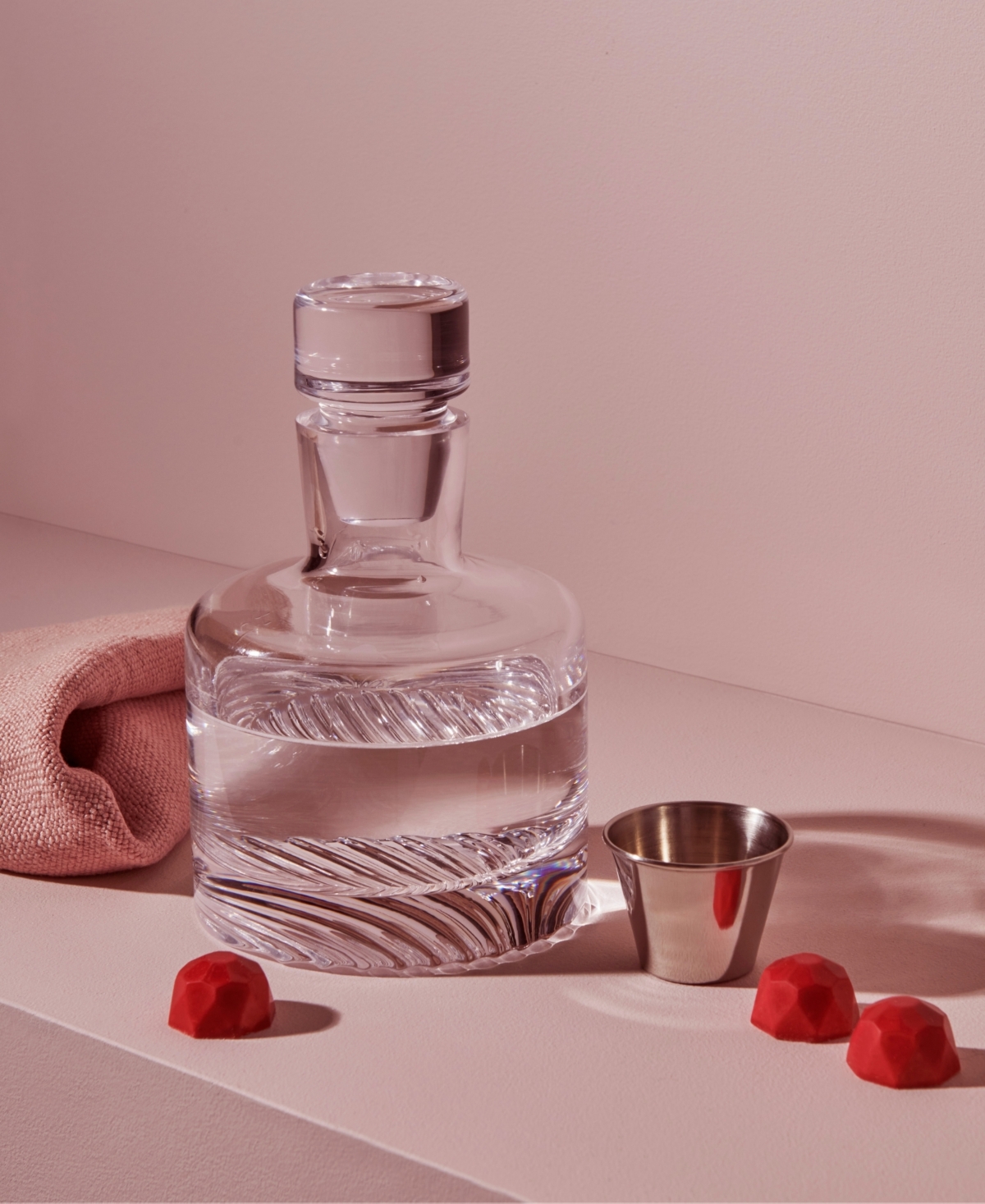 Kosta Boda Wave Decanter In Clear
