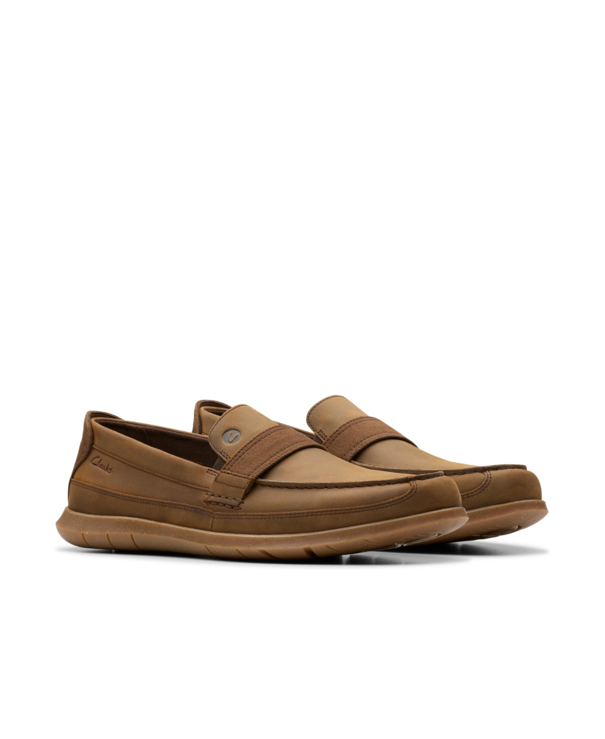 Clarks Men's Collection Flexway Band Shoes In Beeswax Leather