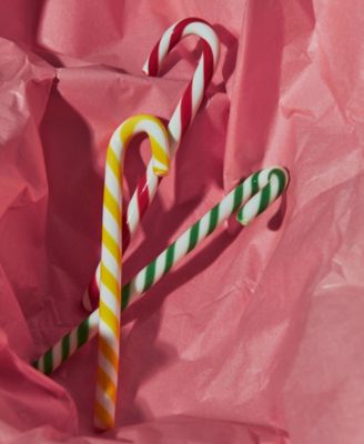 Polka Candy Cane Holiday D&eacute;cor, Set of 3