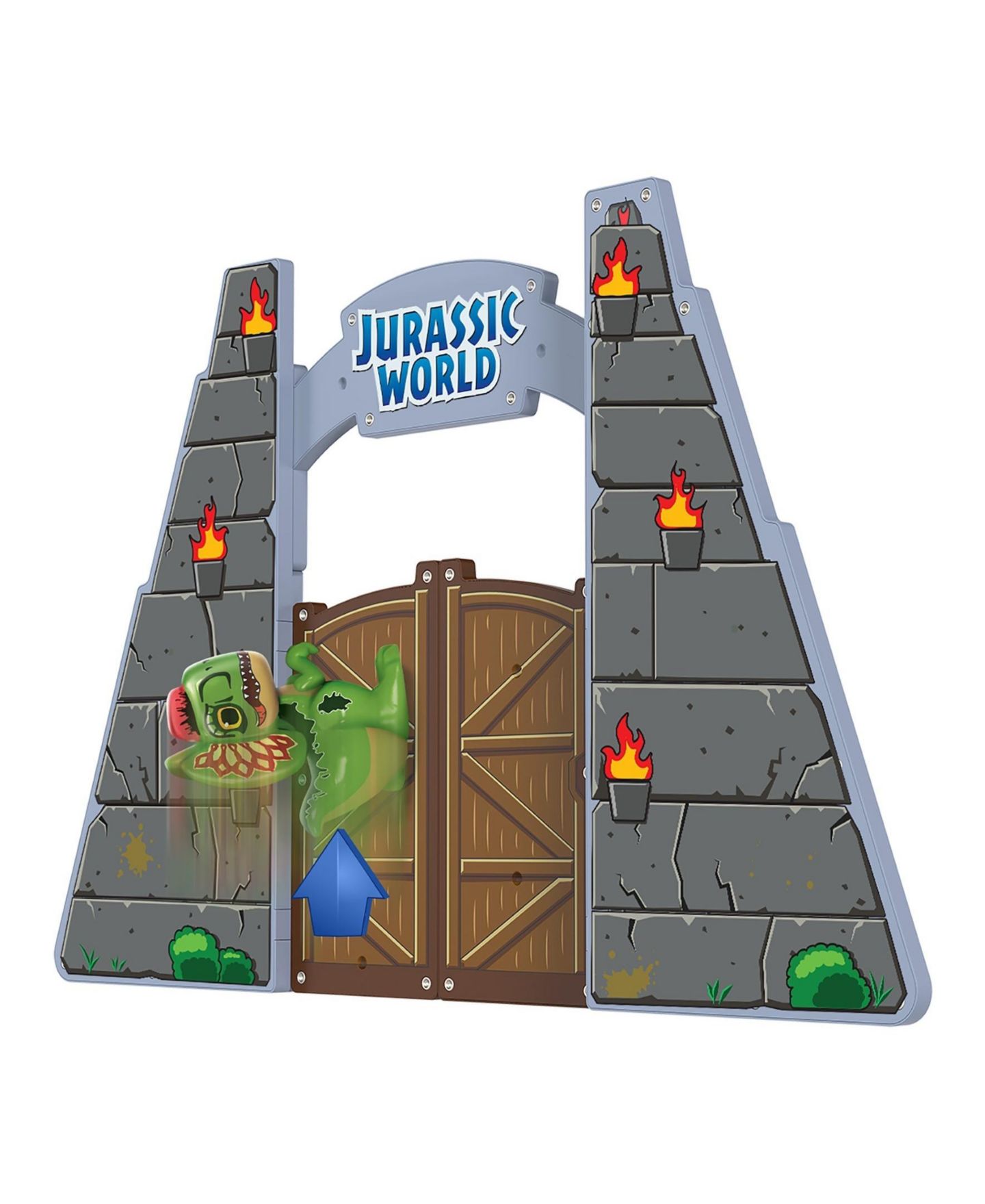 Детский игровой набор Tile Town Jurassic World Dino Escape Magnetic Tiles Playset, 69 Piece — фото 4