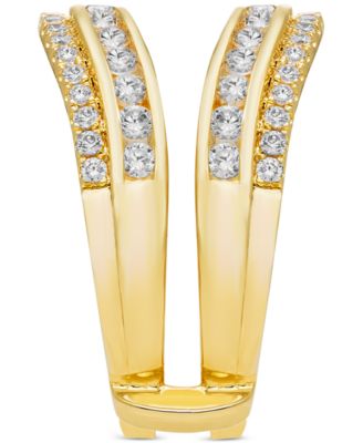 Diamond Guard Ring (1 ct. t.w.) in 14k Yellow Gold