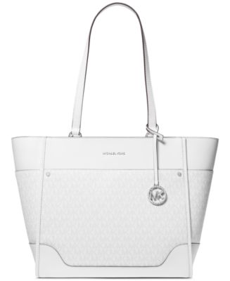 MICHAEL KORS ホワイト ビジネスバッグ Michael Kors Women's Jet Set Travel Medium Top Zip Duffle