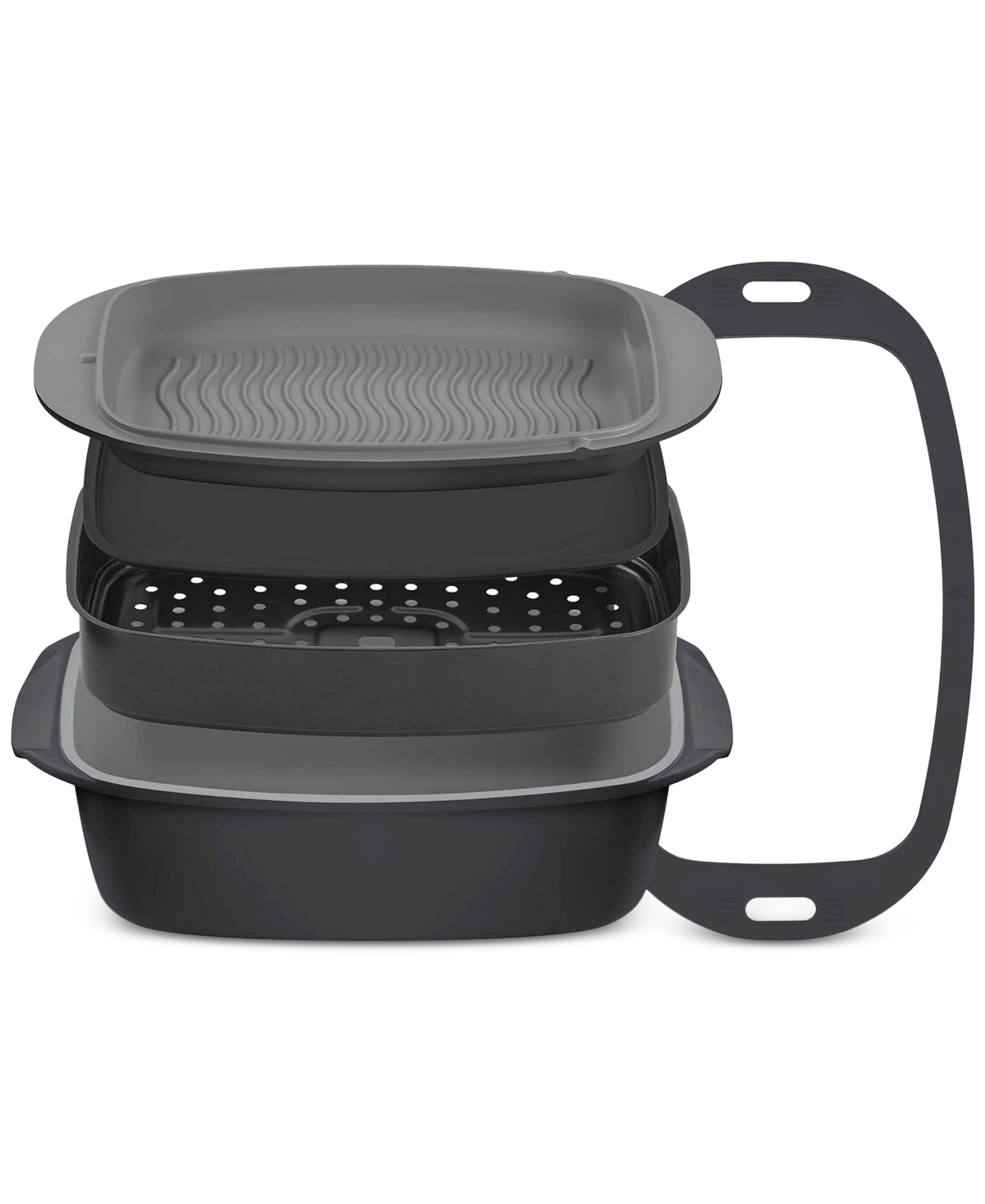 Dash Smartstore 7-in-1 Multipurpose Cookware And Steamer Set In Forged Iron