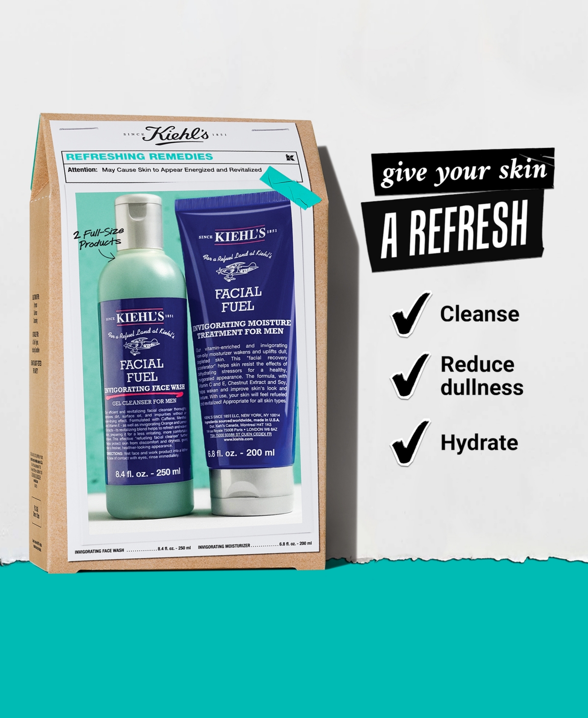 Kiehl's Since 1851 2-pc. Refreshing Remedies Skincare Set In No Color