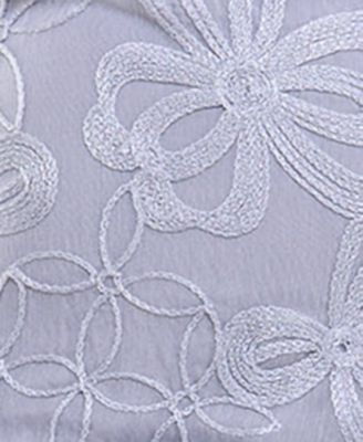 Juniors' Embroidered Fit & Flare Dress