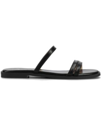 Women's Brisa Multi Strap Slip On Flat Sandals