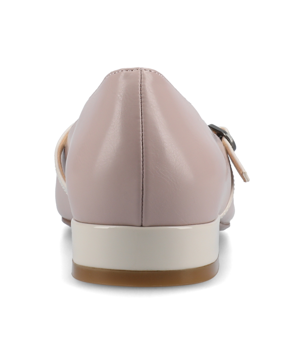 Journee Collection Women's Camby Crisscross Strap Pointed Toe Flats In Lilac