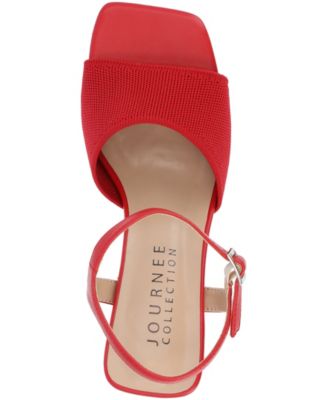 Women's Evylinn Knit Block Heel Dress Sandals