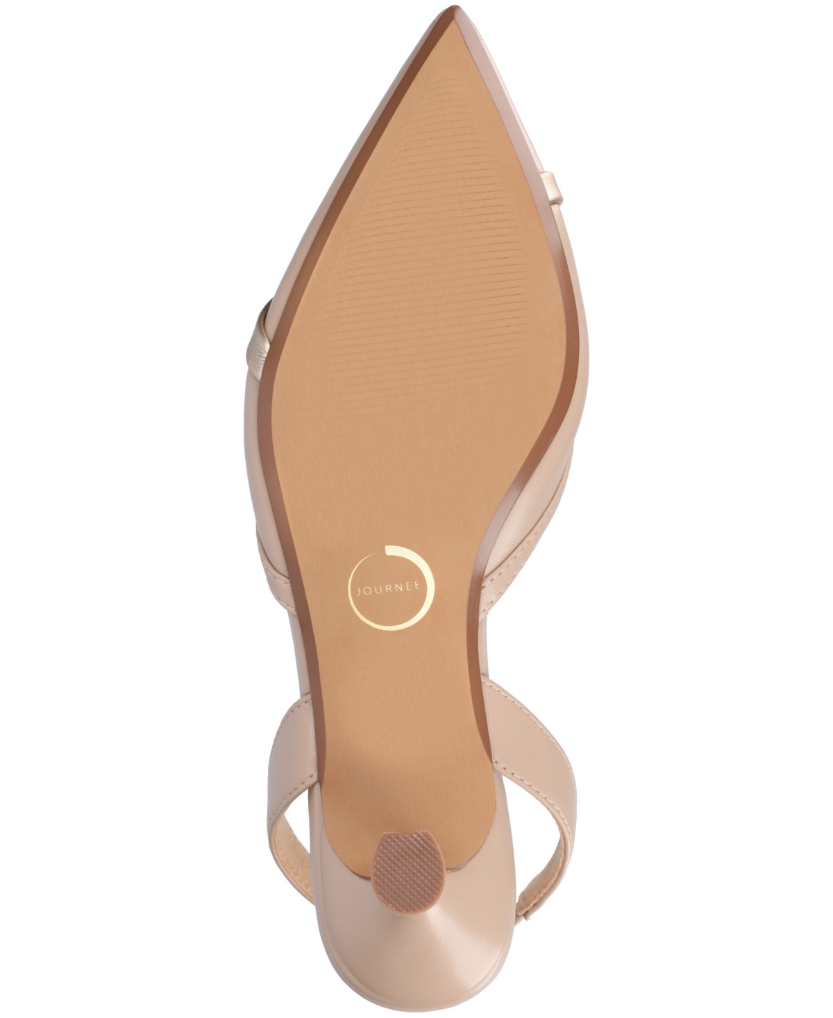 JOURNEE COLLECTION WOMEN'S NELLIA SLINGBACK KITTEN HEEL PUMPS 