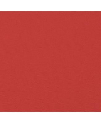 Chair Cushion Set of 2 Red Oxford fabric, Foam fiber Medium