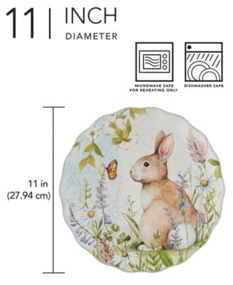 Easter Meadow Dinner Plates, Set of 4