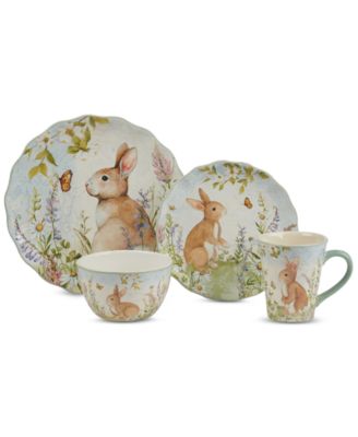 Easter Meadow 16-Pc. Dinnerware Set, Service for 4