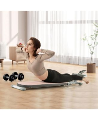 Multifunctional Sit Up Bench Workout Bench with 3 Gear Adjustable Angles and Adjustable Length