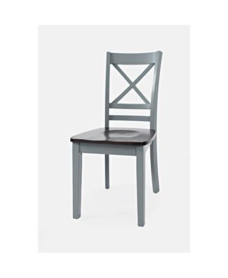 Asbury Park Solid Acacia Farmhouse X-Back Chair (Set of 2)
