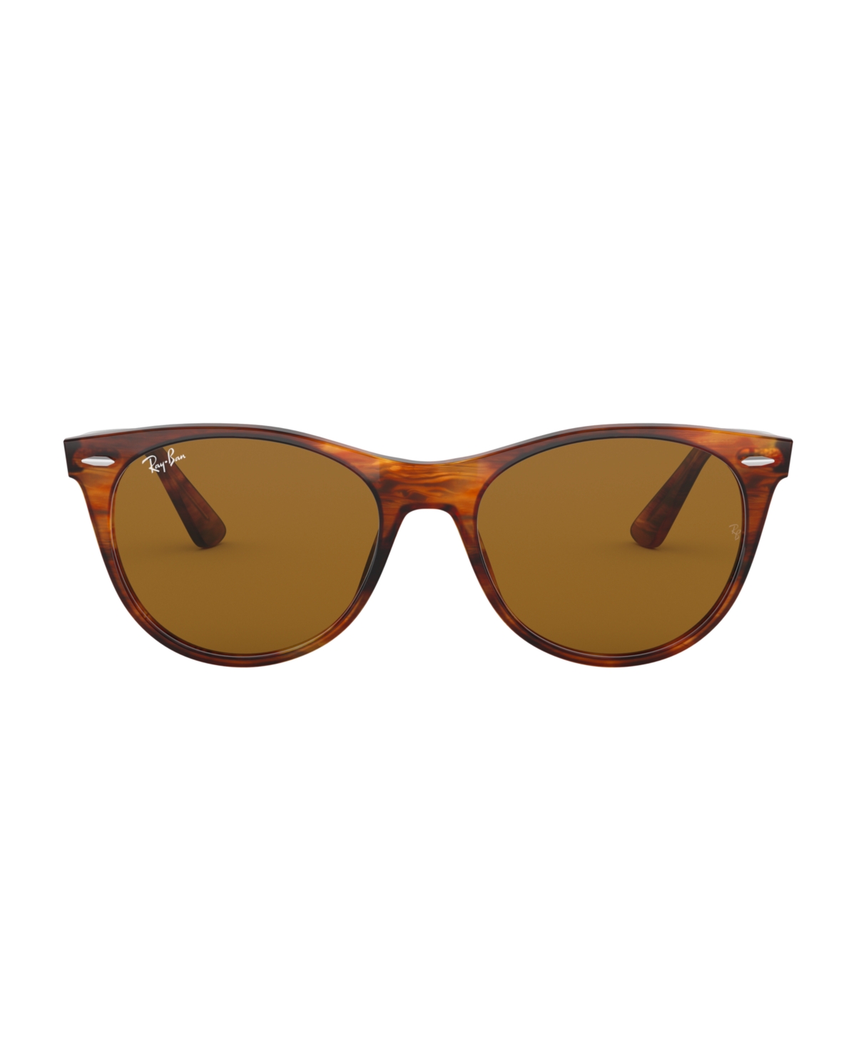 Ray Ban Unisex Wayfarer Ii Classic Sunglasses, Rb2185 In Striped Havana