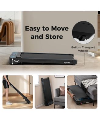 Walking Pad with 300 lbs Weight Capacity and Remote Control for Home