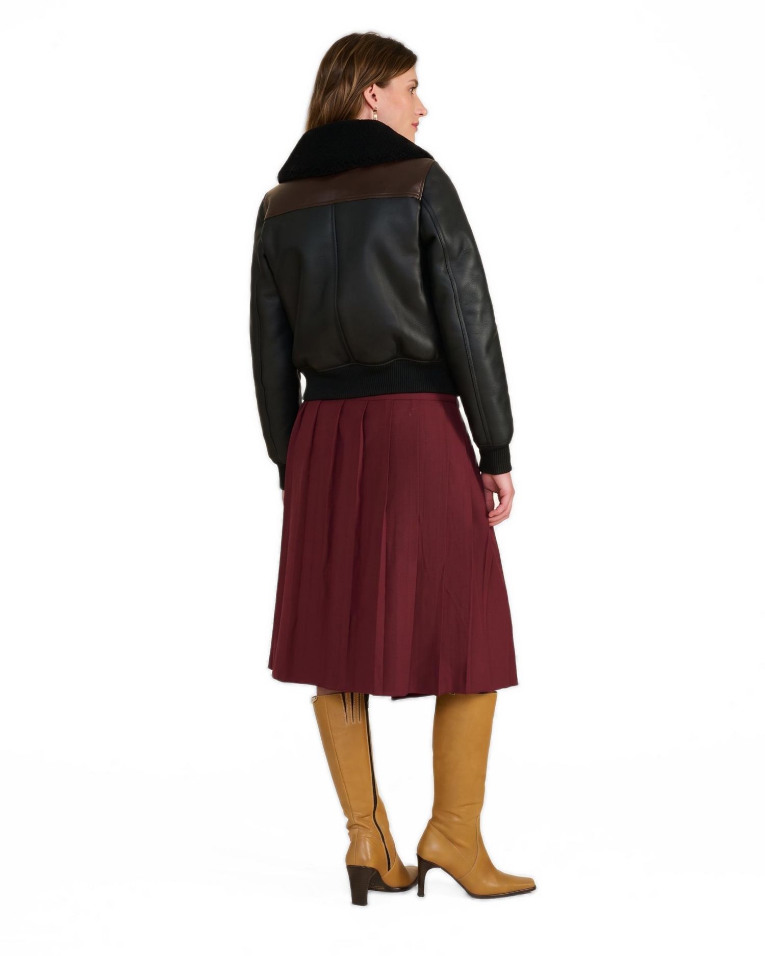 Women's Mabel Shearling Bomber Jacket
