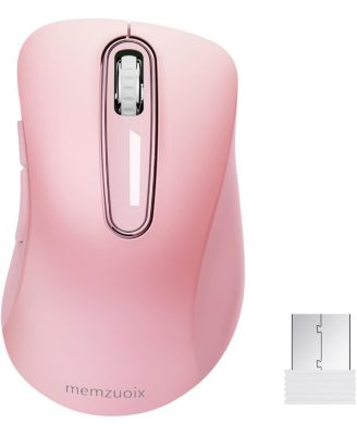 2.4G Wireless Mouse,Ergonomic Mouse Pad with Wrist Support for Laptop, PC, Desktop, MacBook(Mouse + Pad)