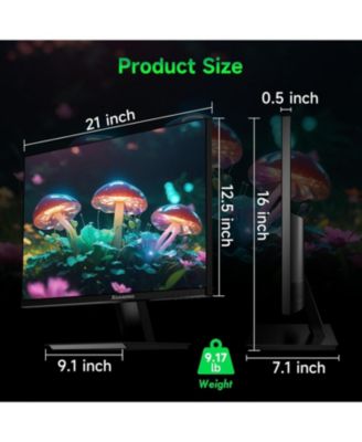 LED Rechargeable Wireless Mouse and 24 Inch Computer Monitor 100hz 1920 x 1080p with HDMI