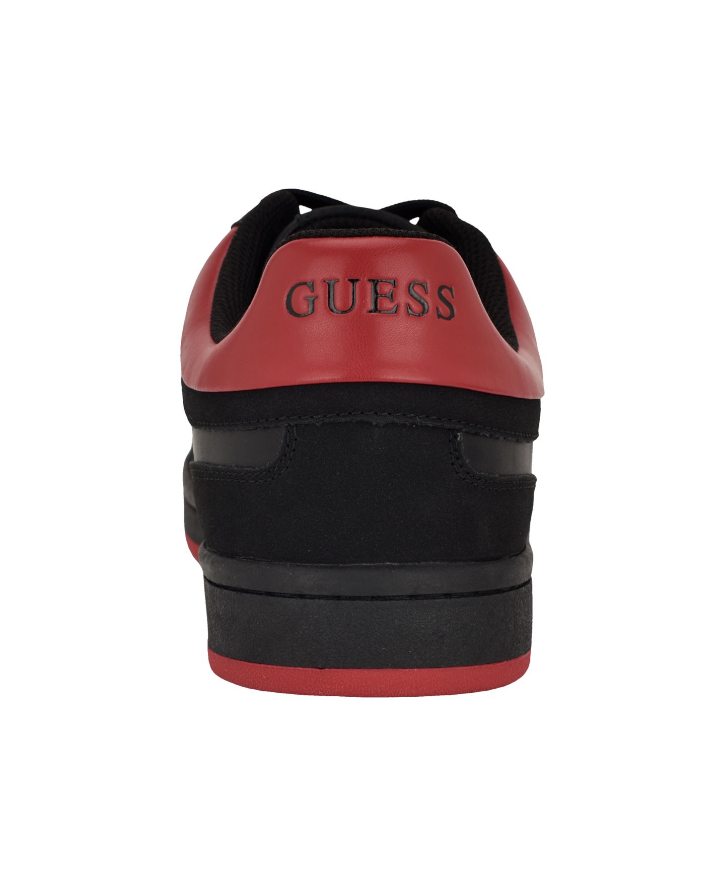 Мужские кроссовки GUESS Lasen Branded Lace-Up Fashion, цвет: Чёрный / Красный — фото 2